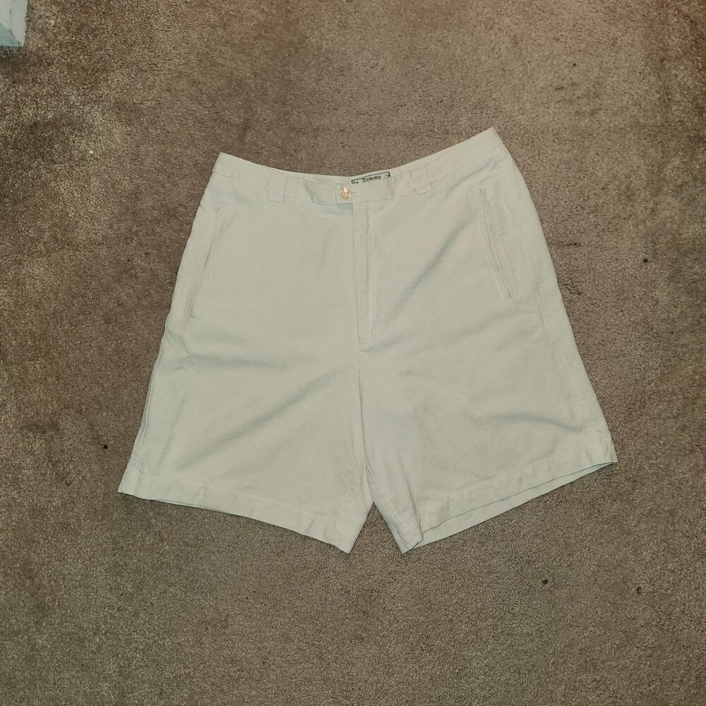 Tommy Bahama Monterey Pleated Silk Shorts in Warm Sand Size LARGE